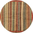 thumbnail image 1 of Ahgly Company Indoor Round Abstract Red Abstract Area Rugs, 6' Round, 1 of 6