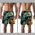 thumbnail image 3 of luoweisi Men's Beach Shorts Quick Dry Swim Trunks with Mesh Lining Chameleon M, 3 of 5