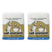 LeSaffre Saf-Instant Yeast Gold, 16 oz (Pack of 2)