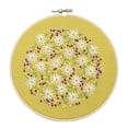 thumbnail image 1 of Floral Stamped Embroidery Kit, Fabric Craft Supply, DIY Project, Beginner-Friendly, Home Decor, Artistic Design, Sewing Hobby, Quilting Patterns, Lightweight Material, Creative Gift, Akmoler, 1 of 8
