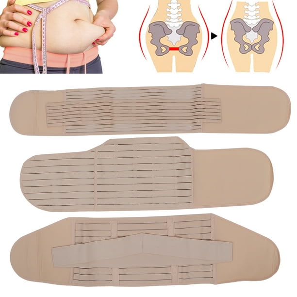 Postpartum Belly Wrap, 3 In 1 Postpartum Belly Support Band Skin Color 3  Pcs For Home For Mother And Baby Room For Bedroom For Hospital 