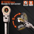 thumbnail image 2 of Juego de llaves HORUSDY Ratchet 8-19 mm, 12 piezas con organizador, 2 of 9