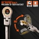 thumbnail image 2 of Juego de llaves HORUSDY Ratchet 8-19 mm, 12 piezas con organizador, 2 of 9