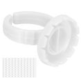 thumbnail image 3 of 100 piezas de pegamento desechable para pestañas, anillo de taza, soporte para pegamento de extensión de pestañas, accesorio blanco, 3 of 14