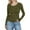 Green, variant on Hvyesh Long Sleeve Shirts for Women Crewneck Basic T-Shirts Casual Printing Slim Fit Stretch Tops