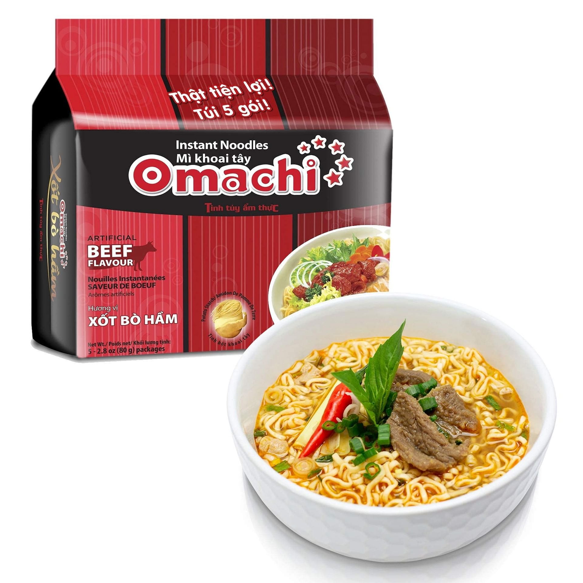 Innovasian Cuisine Shanghai Style Noodle with Vegetables