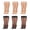 3 Pairs Black+3 Pair Natural, variant on 6 Pairs Plus Size Knee High Stockings for Women 15D Sheer Nylons Wide Calf Socks