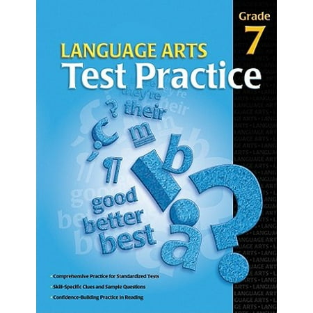 Language Arts Test Practice: Grade 7 (Paperback)