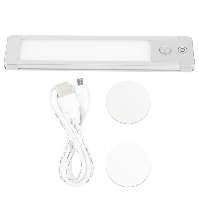 Rankomu Luz LED para Debajo del gabinete, lámpara LED de inducción del Cuerpo Luz LED para Armario Carga USB Luz para Debajo del gabinete para el hogar Armario de Cocina Armario