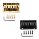 thumbnail image 5 of Eigraketly Puente rígido de guitarra con tornillos y llave Profesionales Aprendizaje Pieza de repuesto vintage Negro Sillín dorado Tailpiece Bass Accesorios para instrumentos musicales Negro Eigraketly  OD026104-02, 5 of 6
