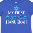 thumbnail image 4 of Inktastic My 1st Hanukkah Dreidels in Blue with Star of David Boys or Girls Toddler T-Shirt, 4 of 5