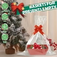 thumbnail image 2 of 10Pcs Large Empty Gifts Baskets Red Gifts Baskets Wine Basket Snack Organizing Basket with Handles Portable Empty Gift Baskets Multipurpose Paper Basket for Wedding Birthday Party Christmas, 2 of 11