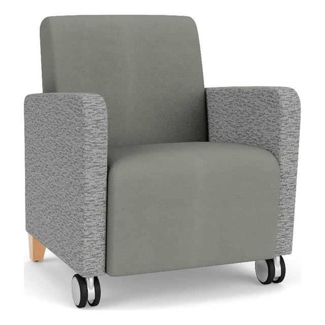 Lesro Chaise d'Invité de Réception Ravenna Lounge en Gris