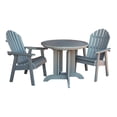 thumbnail image 6 of Highwood's 36" Round 3-pc Hamilton Dining Set - Dining Height, Outdoor, Eco-friendly, Synthetic Wood, 6 of 9