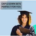 thumbnail image 3 of Honors Graduation Academic Matte Maroon Graduation Cap and Gown Set in Multiple Sizes (36 (4'2"-4'5")) - Unisex - All Ages, 3 of 4