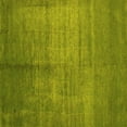 thumbnail image 1 of Ahgly Company Machine Washable Indoor Square Abstract Yellow Contemporary Area Rugs, 3' Square, 1 of 4