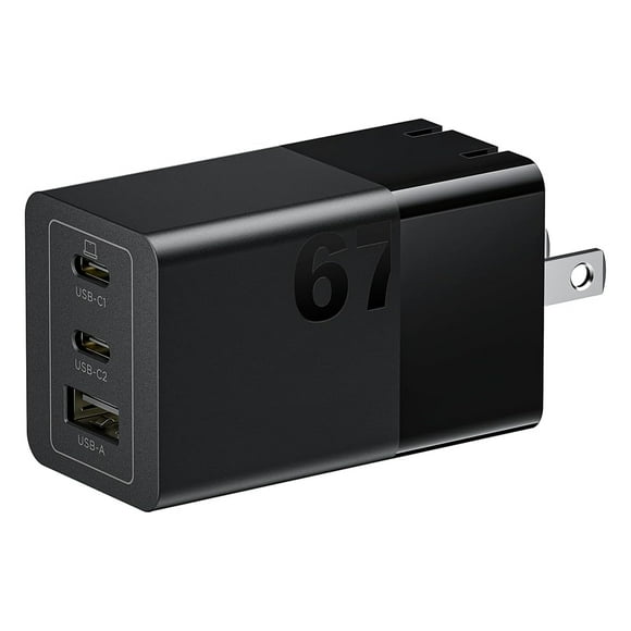 Cargador Lenovo 67W USB-C de 3 puertos de carga rápida para MacBook