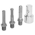thumbnail image 1 of Adaptador de barrena de 1 a 3 brocas, mandril redondo de acero al carbono, 2 orificios, 2 ranuras, conector para taladro de jardín, herramientas de jardín, 1 of 14