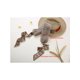 thumbnail image 3 of BUFANDA DE CUELLO DE PELUCHE GRUESA CON COLLAR DE PIEL SINTÉTICA PARA MUJERES INSPIRADAS CHIC COLOR MARRÓN, 3 of 6