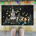 thumbnail image 3 of Custom Christmas Tree Red Truck Door Mat Holiday Rug for Festive Home, 3 of 4