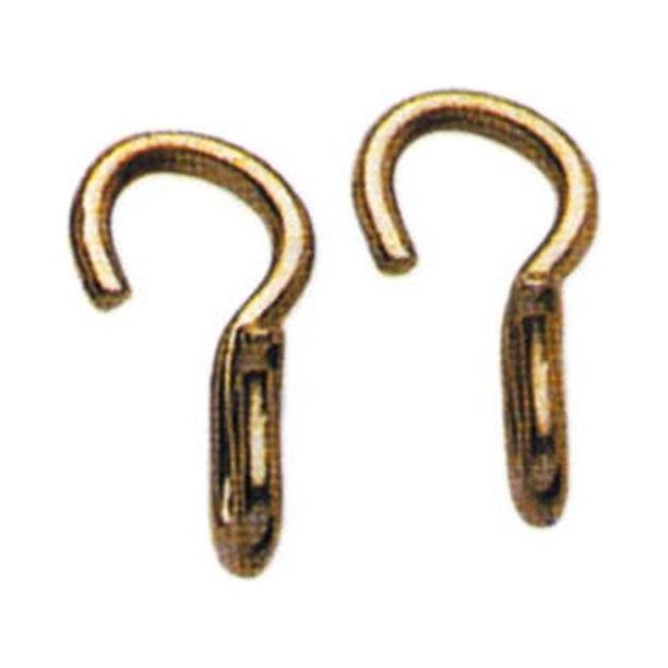 Korsteel - Ganchos de Cadena de Freno para Caballos (Dorado)