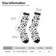 thumbnail image 2 of Balery Black Footprints Calcetas Largas con Estampado para Hombre y Mujer – Suaves y Transpirables, Talla Única (US 5-11), 2 of 6