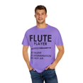 thumbnail image 4 of Humorous Flutes Enthusiasts Statements Sarcastic Flute Funny Hilarious Instrumentalists Mockery Saying Graphic Unisex Garment-Dyed T-shirt, 4 of 4