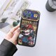 thumbnail image 1 of Nueva funda de teléfono para iPhone 14 promax 14pro 12 13, carcasa para iphone 11 promax, funda creativa de Anime japonés con imagen de dibujos animados Fivean unisex, 1 of 2