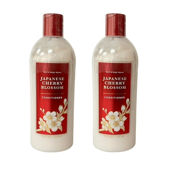 Bath & Body Works Japanese Cherry Blossom Conditioner 16 fl oz 2 Pack