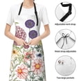 thumbnail image 4 of Kdxio Autumn Garden Apron with Pockets Adjustable Kitchen Aprons for Men Women Waterproof Aprons for Cooking,Drawing,Crafting, Baking Household Cleaning, 4 of 8