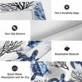 thumbnail image 6 of Coastal Sea Turtles Outdoor Rug for Patio/Deck/Porch, Non-Slip Large Area Rug 3 x 5 Ft, Blue Summer Coral Ocean Beach Indoor Outdoor Rugs Washable Area Rugs, Reversible Camping Rug Carpet Runner, 6 of 8