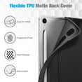 thumbnail image 2 of Fintie Case for Samsung Galaxy Tab S10 Lite/ S10 FE/ S9 FE 5G 10.9 Inch/Tab S9 11 Inch with S Pen Holder, Multi-Angle Viewing Rugged Soft TPU Back Cover with Auto Sleep/Wake, Black, 2 of 9
