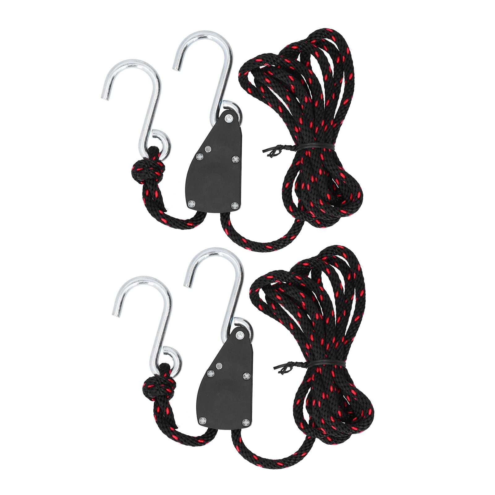 Zaqw Kayak Rope Lock Pulley,Rope Hanger Ratchet,2pcs Adjustable Kayak