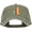 Olive, variant on Cameroon Map Flag Embroidered Washed Cap - Olive OSFM