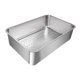 thumbnail image 3 of Arenero para gatos, inodoro para gatos, contenedor desmontable de acero inoxidable resistente con laterales altos. C, 3 of 9