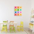thumbnail image 3 of Stupell Industries Contemporary Rainbow Gummy Bear Candy Grid Canvas Art, 16 x 20, by LISH Creative, 3 of 8