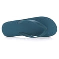 thumbnail image 3 of Mens Lightweight Flip Flops Slides Thong Sandals Comfortable Non Slip Shower Shoes for Pool Beach Outdoor Blue Size7, 3 of 6