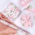 thumbnail image 2 of Rollo de papel de regalo BIOBROWN, reversible, floral, 17 x 10 m, 2 of 7