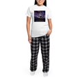 thumbnail image 5 of CafePress - A Fairy And A Dark Wolf Pajamas - Women's Short Sleeve Print T-Shirt and Pants Light Cotton Pajama Set, 5 of 7