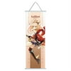 Riapawel 70 * 25cm Genshin Impact Hanging Painting Posters, Anime Genshin Impact All Members Painting Clothes Art Posters
