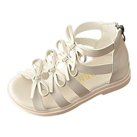

JLFKNG Girls Sandals Casual High Top Opened Toe Children s Girls Sandals With Adjustable Straps Cool Summer Shoes