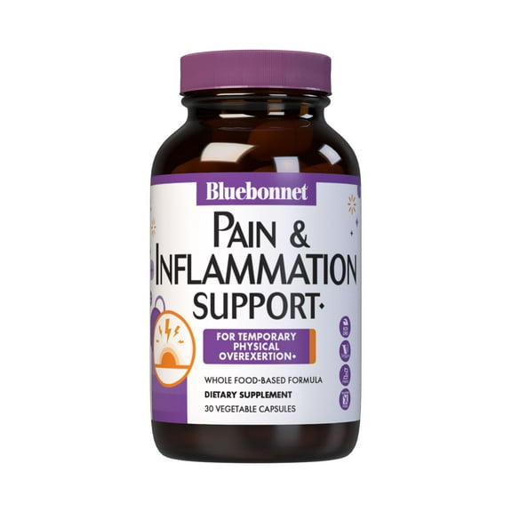 Bluebonnet Pain & Inflammation Support, for Temporary Physical Overexertion*, 30 Days