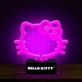 thumbnail image 2 of Lámpara LED de neón plateada Buffalo Sanrio Hello Kitty para decoración de habitación, 2 of 9