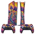 thumbnail image 2 of Skin Sticker for PS5 Slim Standard PS5 Pro Disc Digital Edition Console and Controllers Decals for Playstation 5 (Mushroom Mutation,PS5 Pro Disc Edition), 2 of 5
