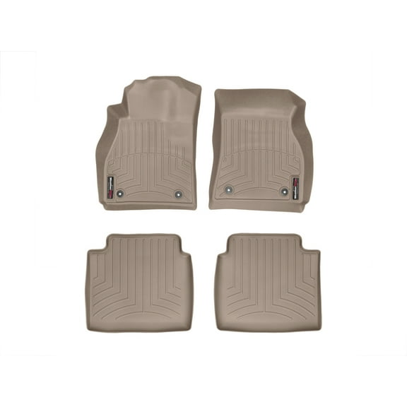 WeatherTech Custom Fit FloorLiners compatible with 2010-2013 Buick LaCrosse - 1st & 2nd Row (2-pc. Rear Liner), Tan