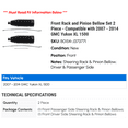 thumbnail image 2 of Front Rack and Pinion Bellow Set 2 Piece - Compatible with 2007 - 2014 GMC Yukon XL 1500 2008 2009 2010 2011 2012 2013, 2 of 2