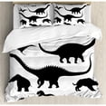 thumbnail image 3 of Ambesonne Dinosaur Duvet Cover Set, 3 of 3