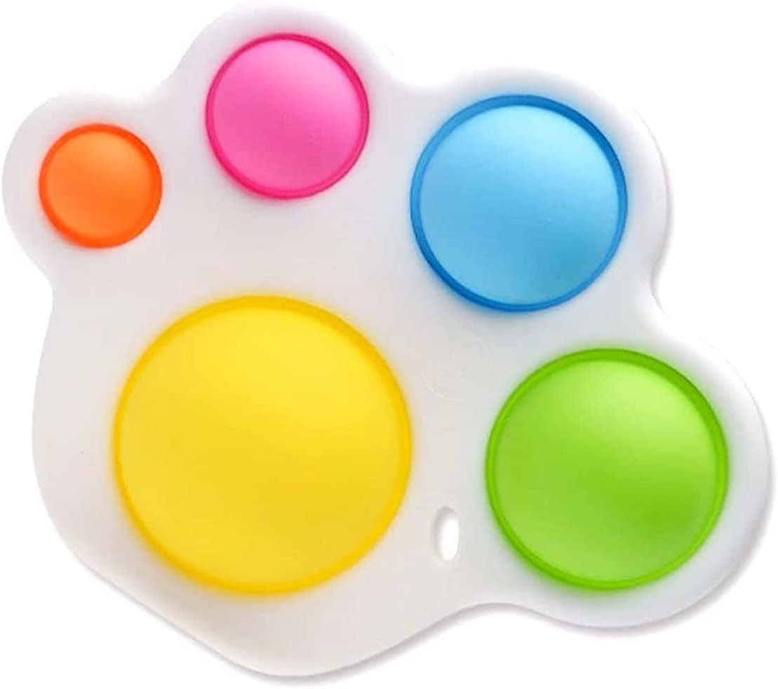 Baby Simple Dimple Sensory Toy Silicone Flipping Board Bright Gift 