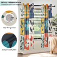 thumbnail image 3 of Yayeee Window Curtains Light Filtering 63"x52" Grommet Panel Pair Home Living Room Decor, Floral Patterns, 3 of 7