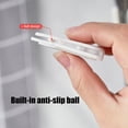 thumbnail image 4 of ZZkhGO Punch Free Shower Curtain Clips, Windproof Shower Curtain Wall Hooks with Strong Stick for Tiles Glass, Multi Functional Curtain Clips, 4 of 6